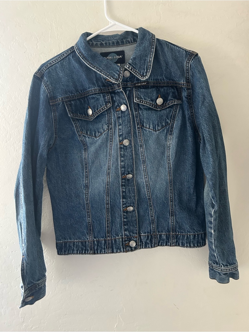 Just USA Womens Dark Blue Denim Jacket